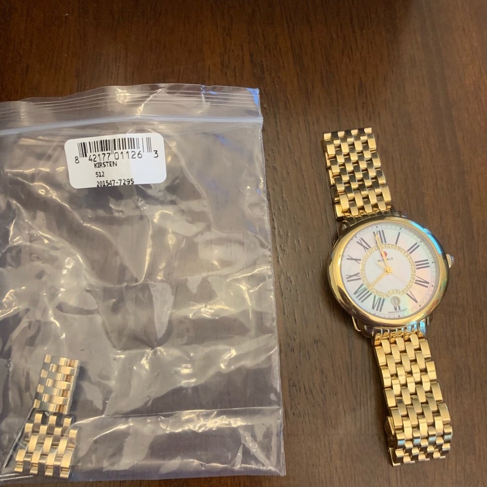 Michele Serein 16 gold, like new. - Picture 4 of 9